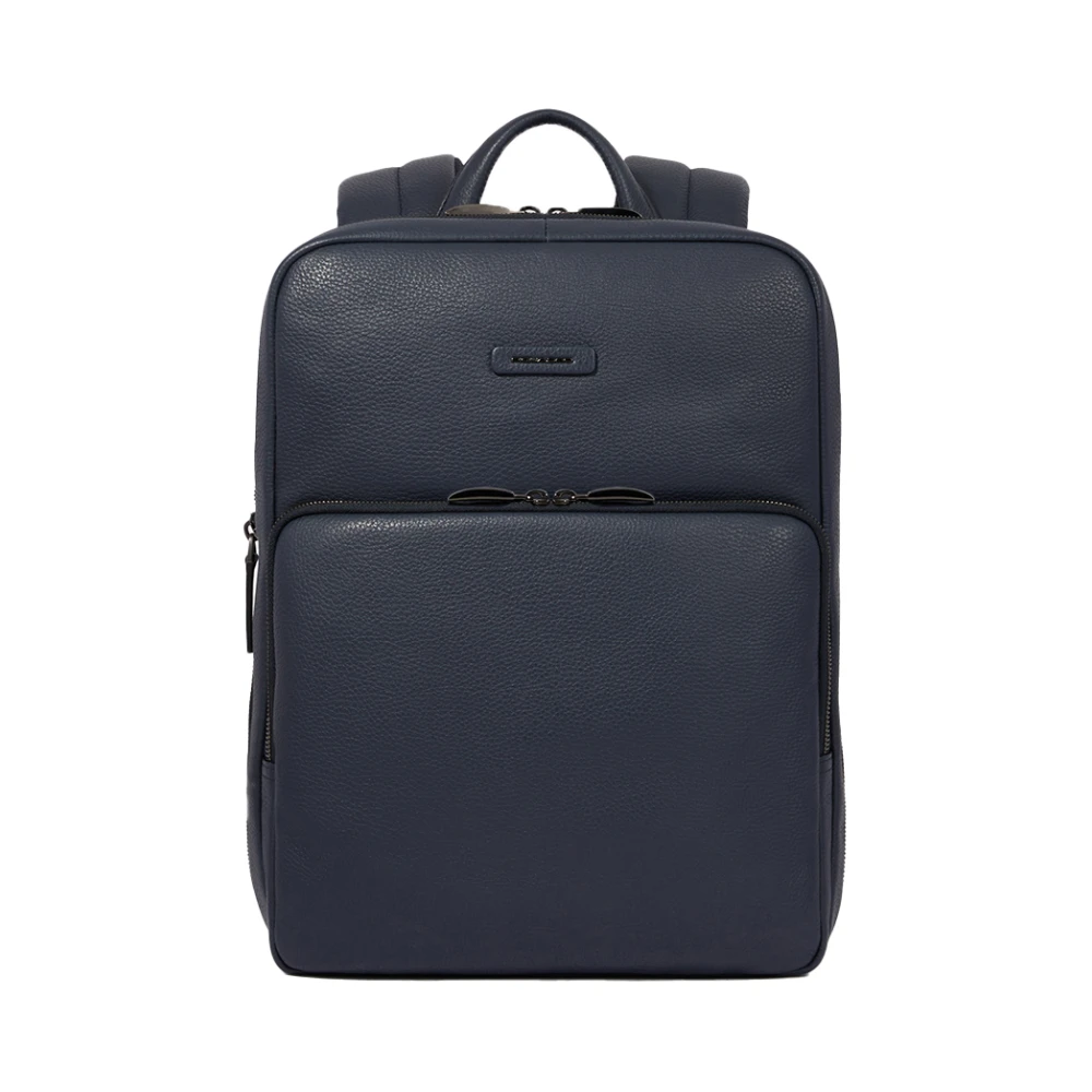 Piquadro Blå Slim Laptop Backpack 14