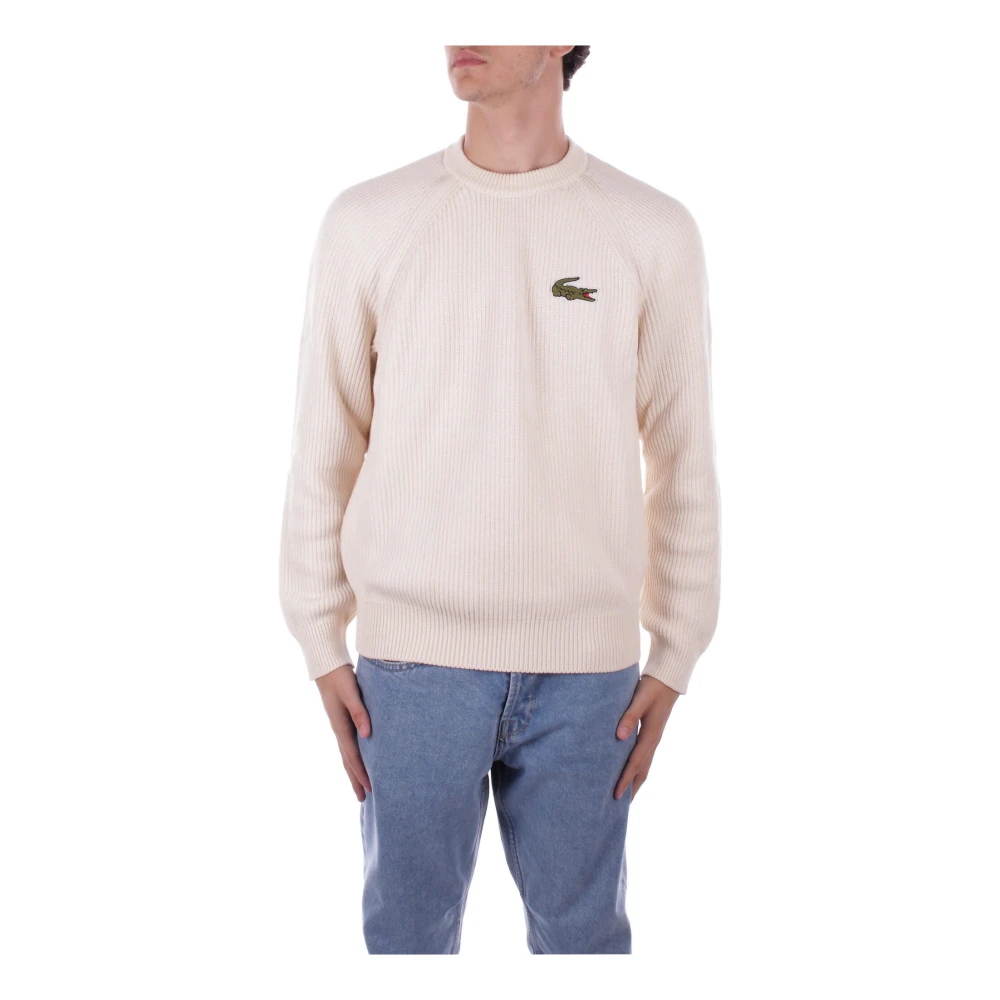 Lacoste Live Logo Front Sweater Room Beige Heren