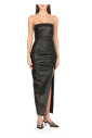 robe-en-cuir-noir-avec-detail-drape