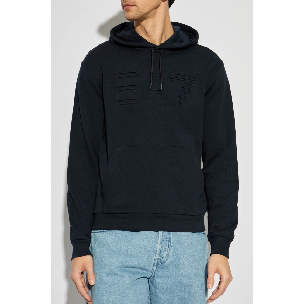 Emporio Armani EA7 Sweatshirt uit de collectie Blue Heren