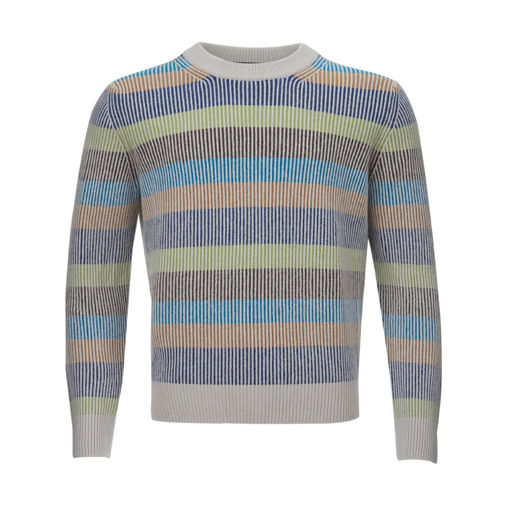 Gran Sasso Rondgebreide trui Multicolor Heren