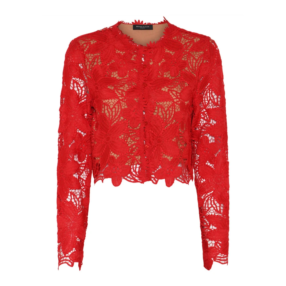 Bruuns Bazaar Women's Red Blouses, S, Nypabbtoqa Jacket