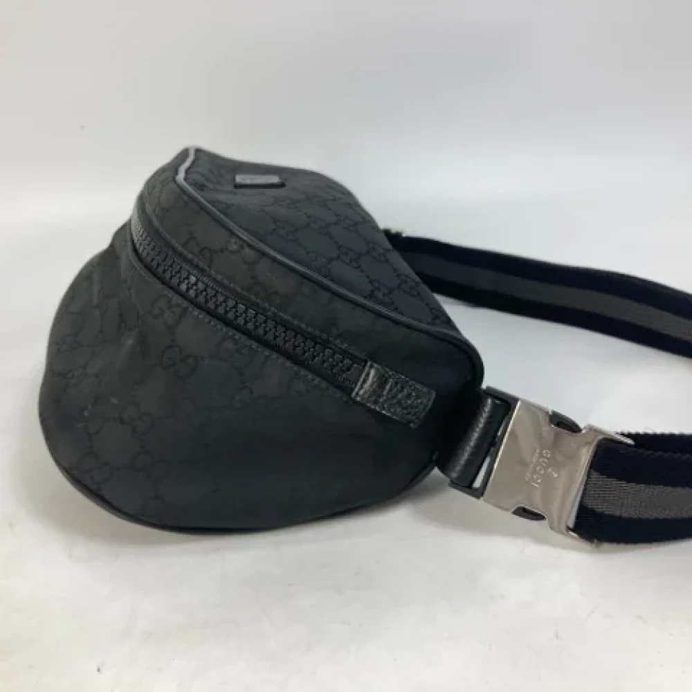 Gucci Vintage Pre-owned Canvas gucci-bags Black Heren