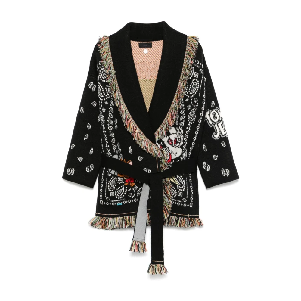 Alanui Zwarte Sweaters voor een Stijlvolle Look Multicolor Dames