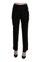 black-logo-detail-straight-pants
