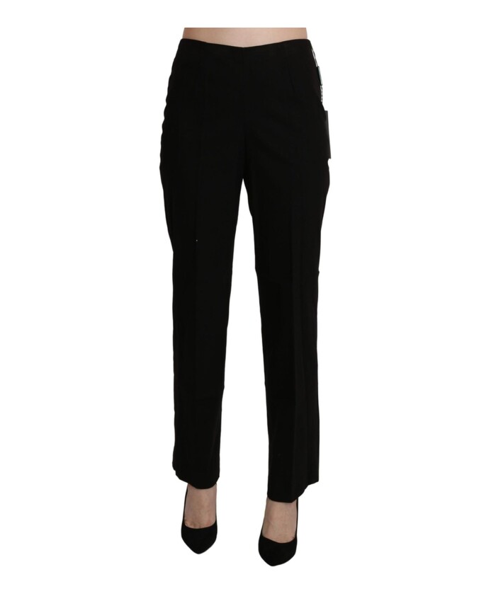 black-logo-detail-straight-pants