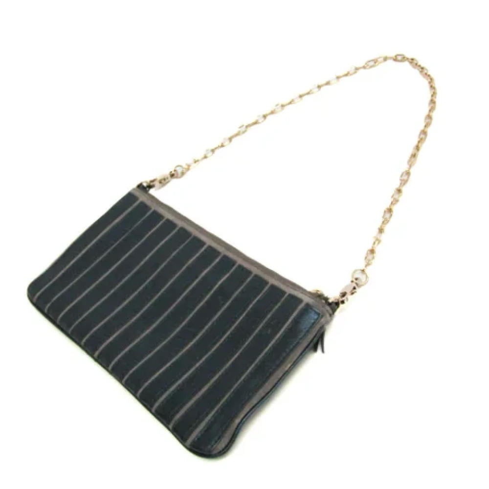 Anya Hindmarch Pre-owned Leather shoulder-bags Gray Dames