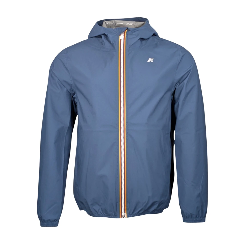 K-Way Uomo Blu Jack Stretch Dot Jacket