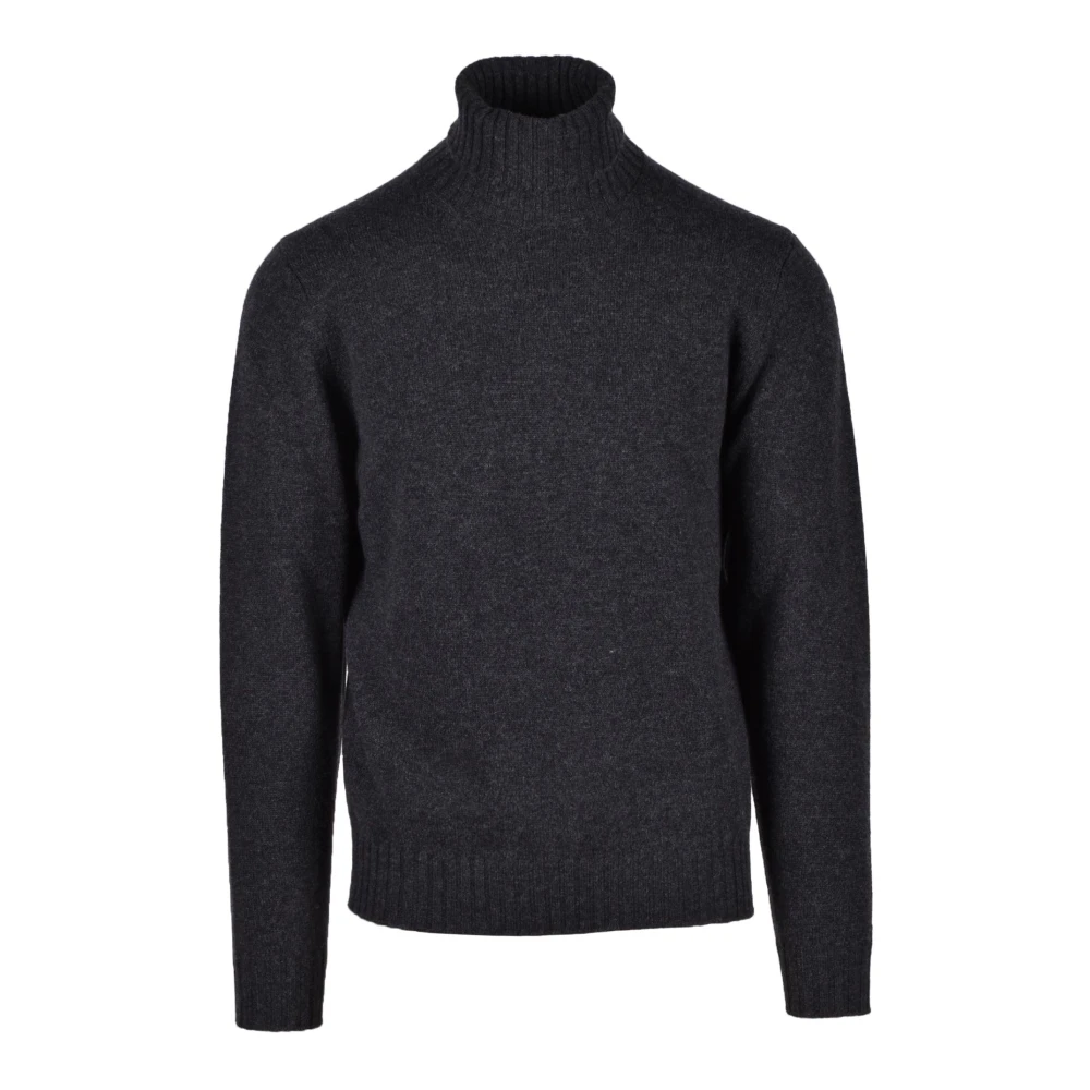 Filippo De Laurentiis Merino Cashmere Gebreide Trui Gray Heren