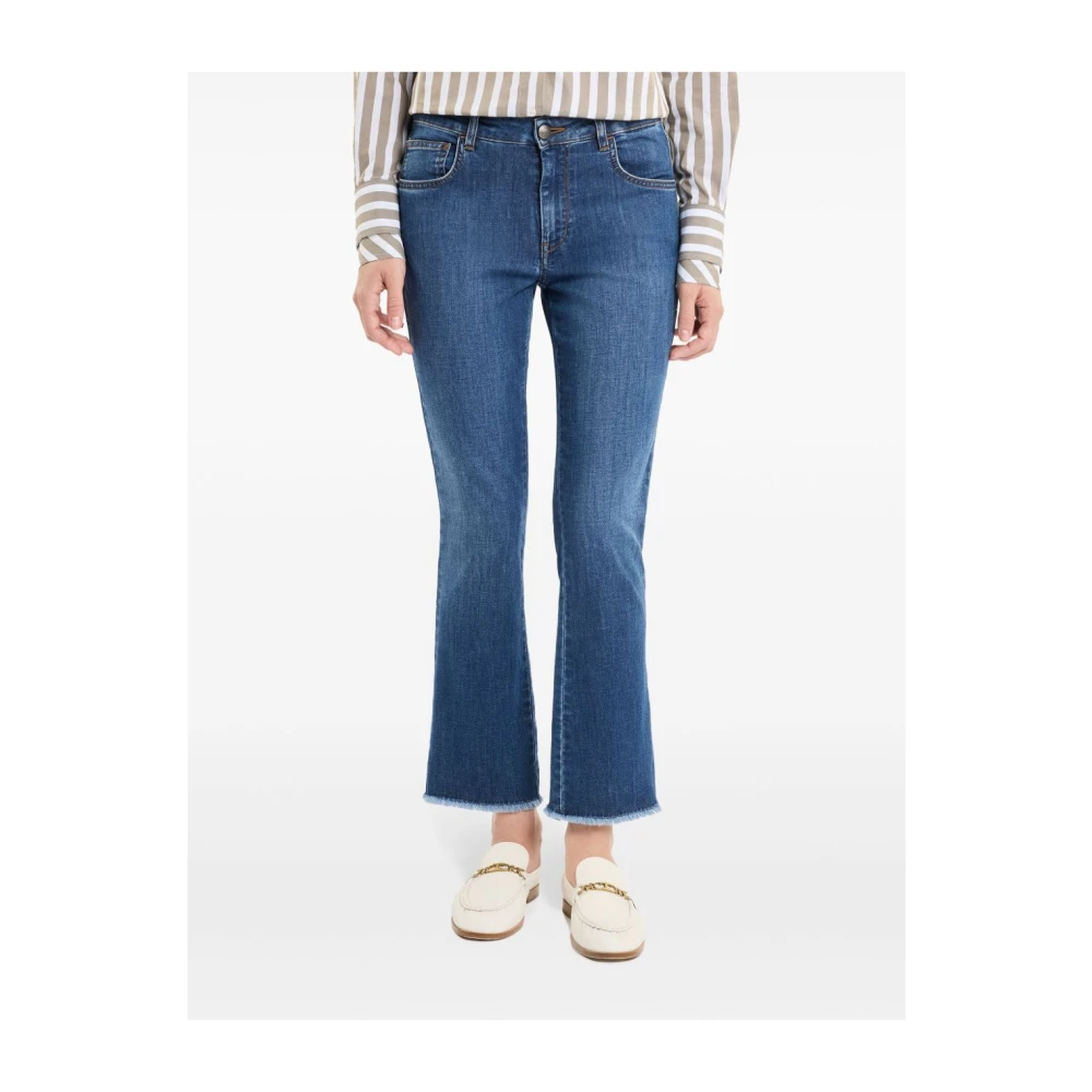 Fay Hemelsblauwe Jeans Klassieke Vijf Zakken Blue Dames