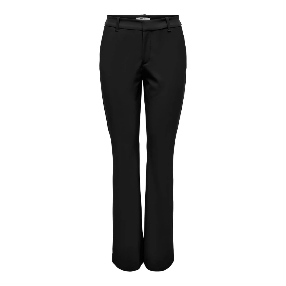 Only Wijde Zwarte Broek Freewear Black Dames