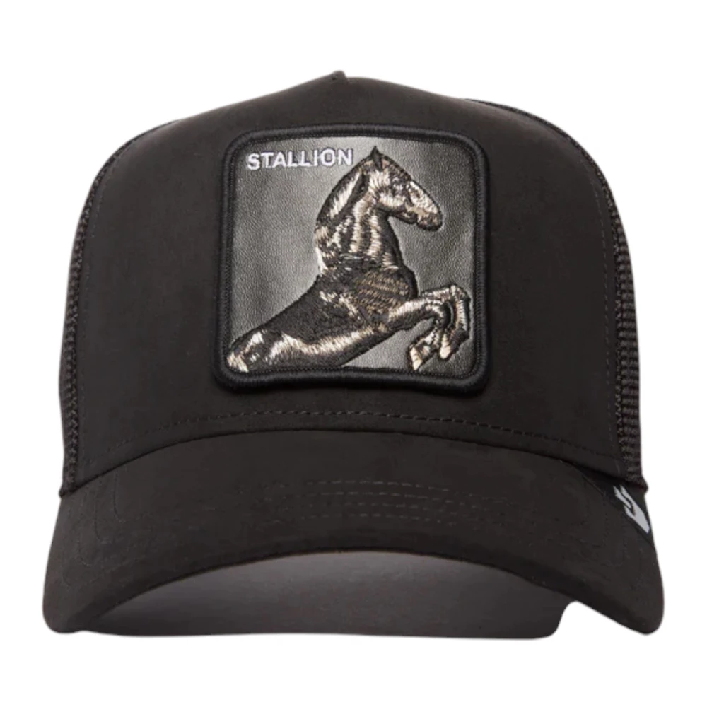 Goorin Bros Zwarte Suède Hengst Katoenen Pet Black Unisex