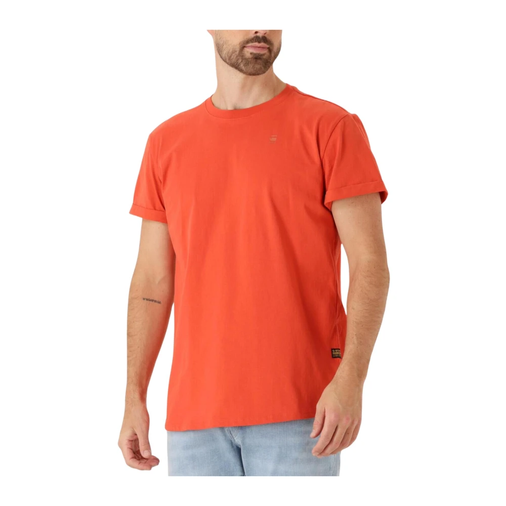 G-Star Heren Polo & T-shirts Lash R T S Orange Heren