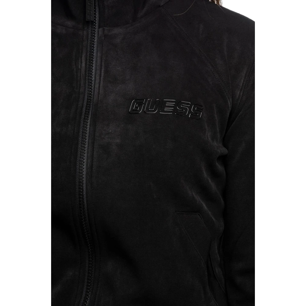 Guess Sportieve Hoodie Black Dames