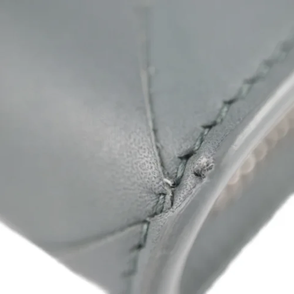 Bottega Veneta Vintage Pre-owned Leather clutches Gray Dames