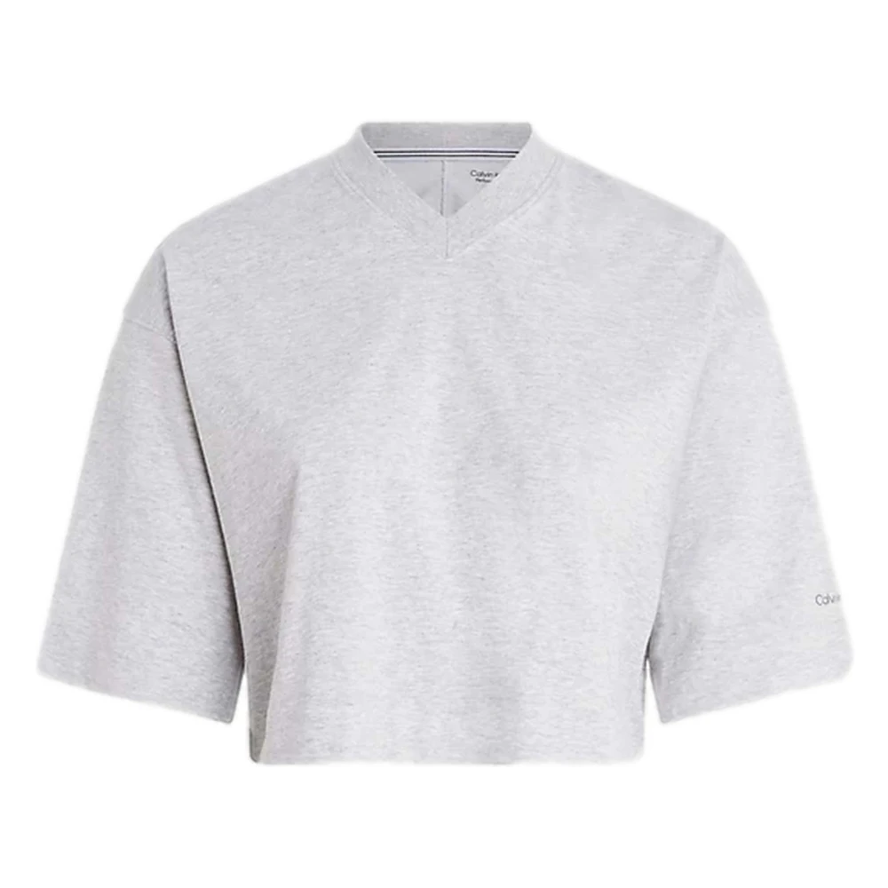 Calvin Klein T-shirt Gray Dames