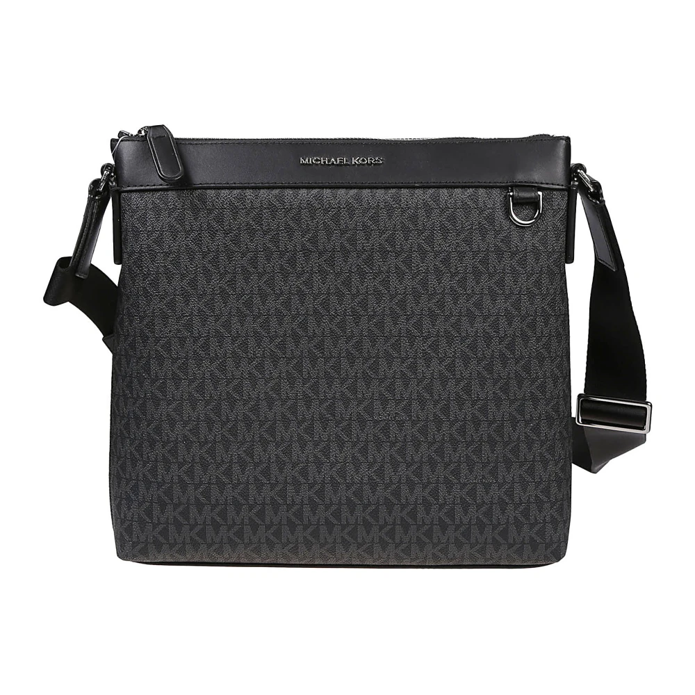 Michael Kors Zwarte Greyson Crossbody Bag Black Heren