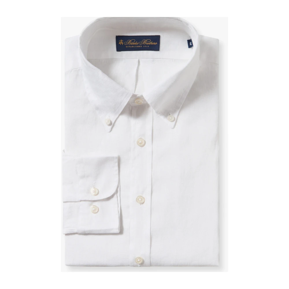 Brooks Brothers Wit Overhemd van Linnen White Heren