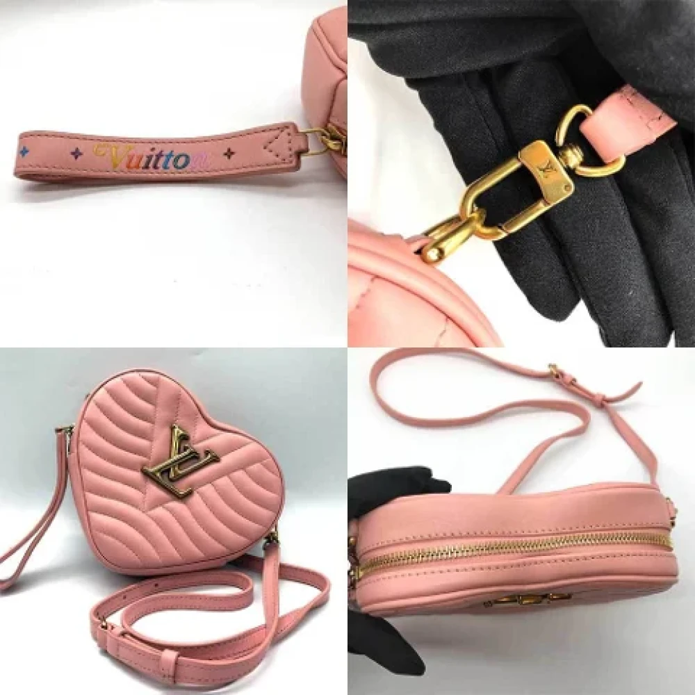 Louis Vuitton Vintage Pre-owned Fabric shoulder-bags Pink Dames