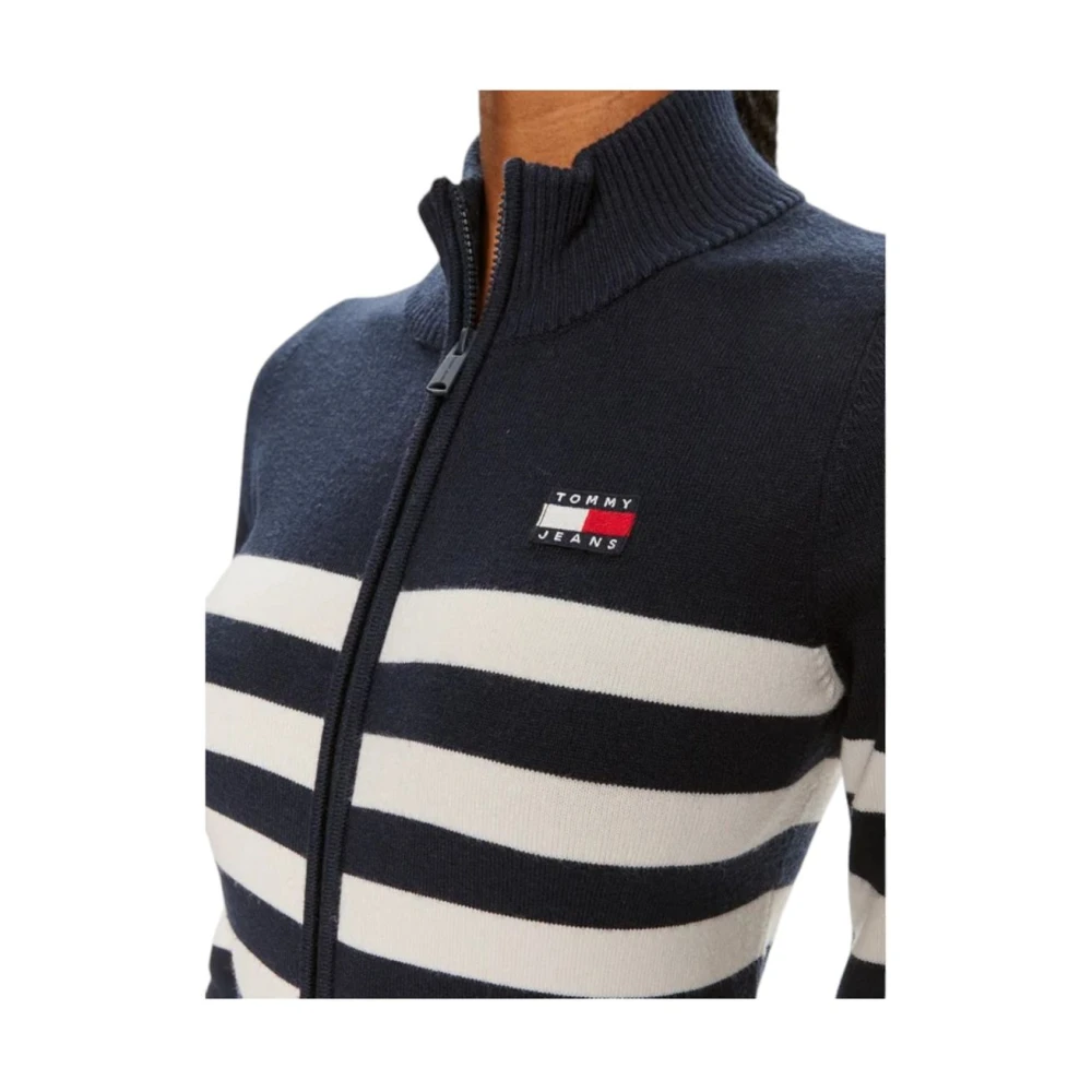 Tommy Jeans Elegante Midi Jurk Blue Dames