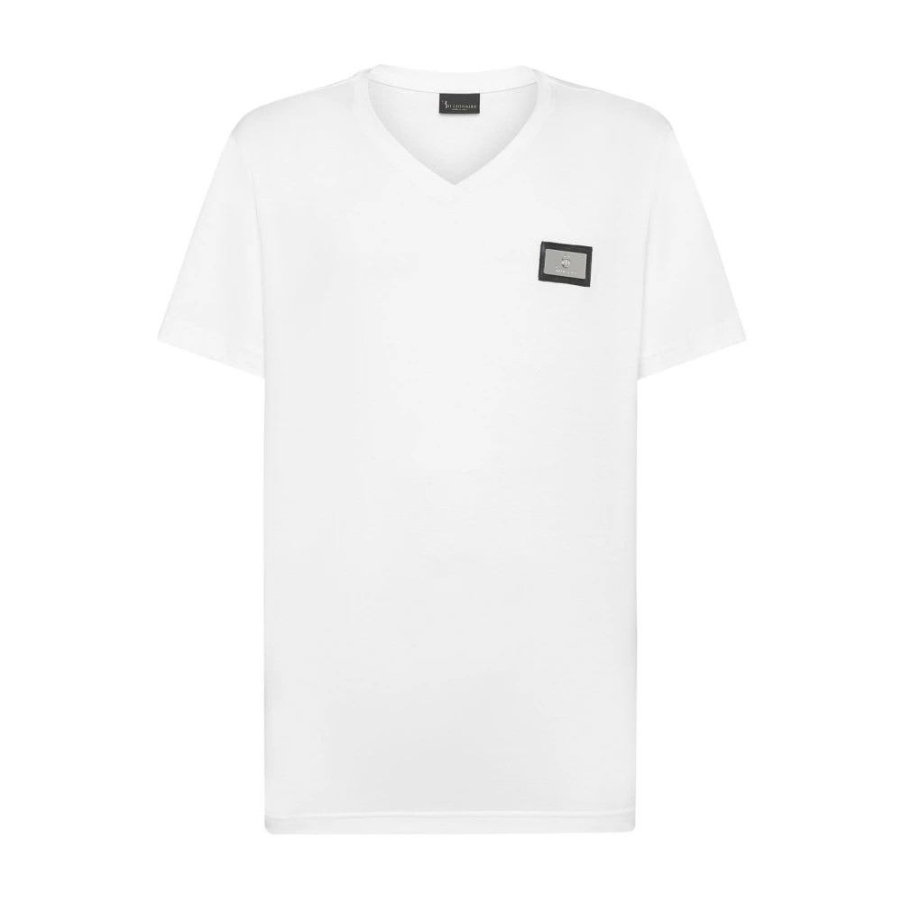 Billionaire Casual Katoen Tee Wadcmtk7647Bte014N01 White Heren