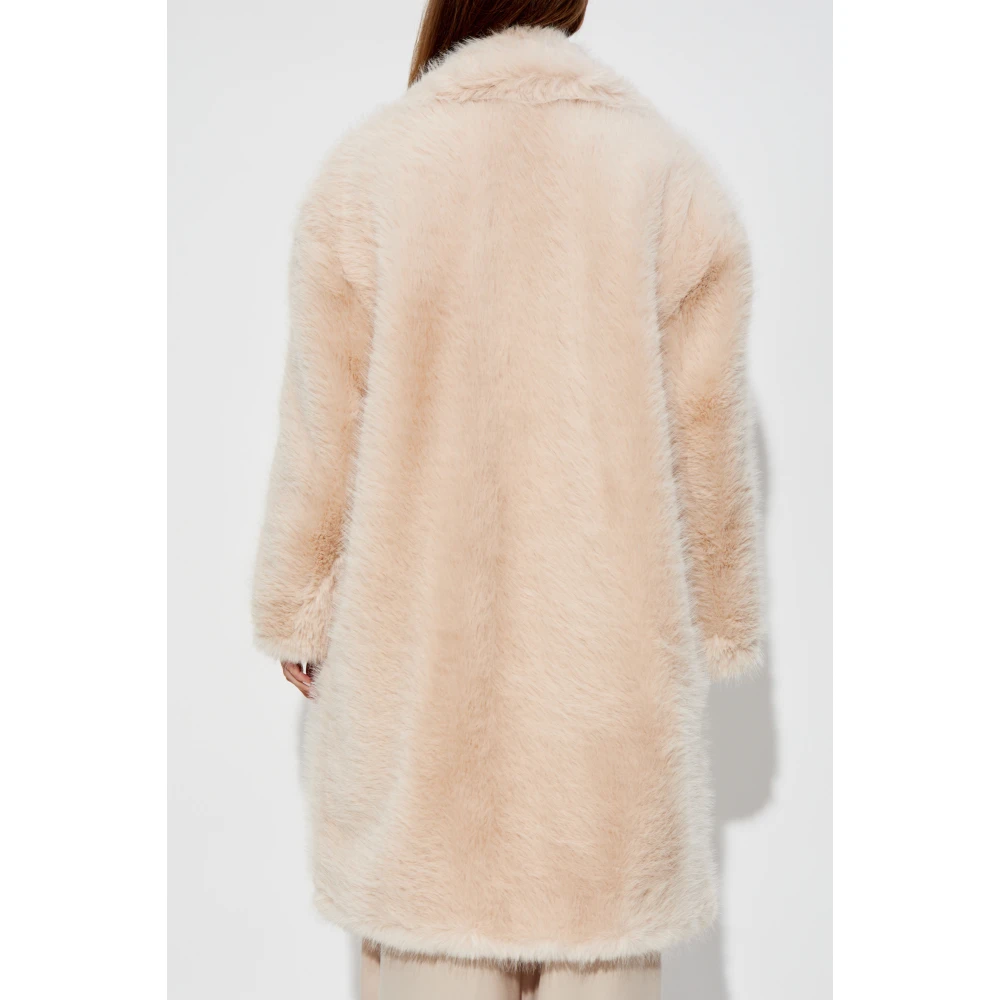 SPORTMAX Jas met kraag Pink Dames
