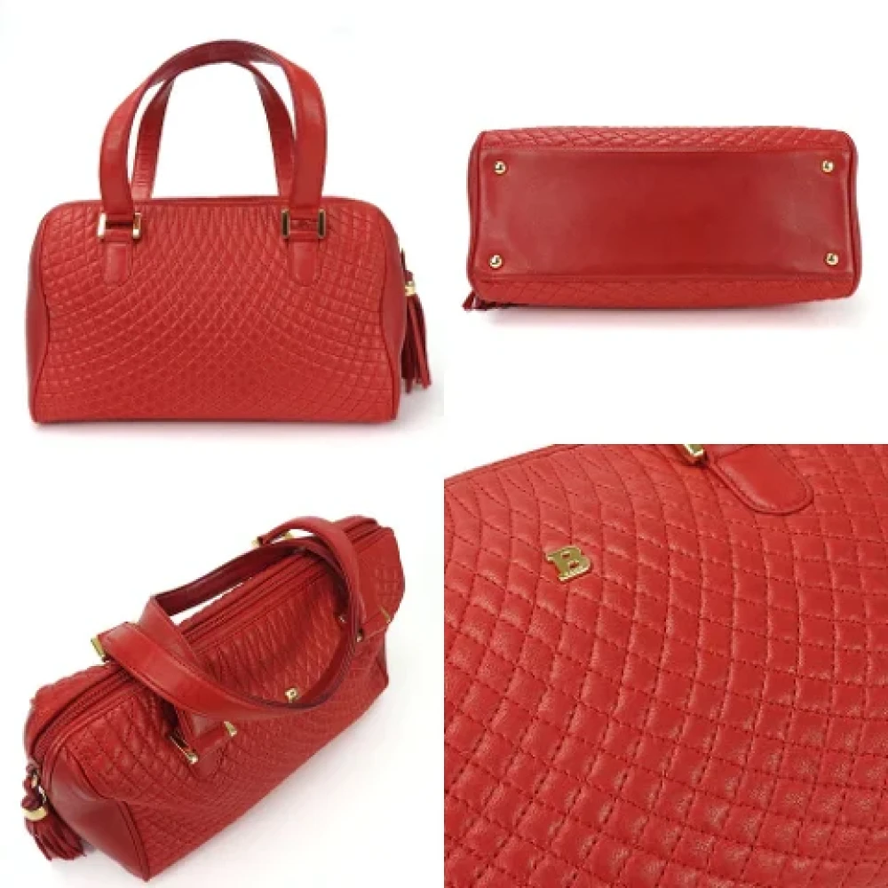 Bally Pre-owned Leather handbags Red Dames