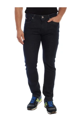 Slim Fit Mörk Denim Jeans