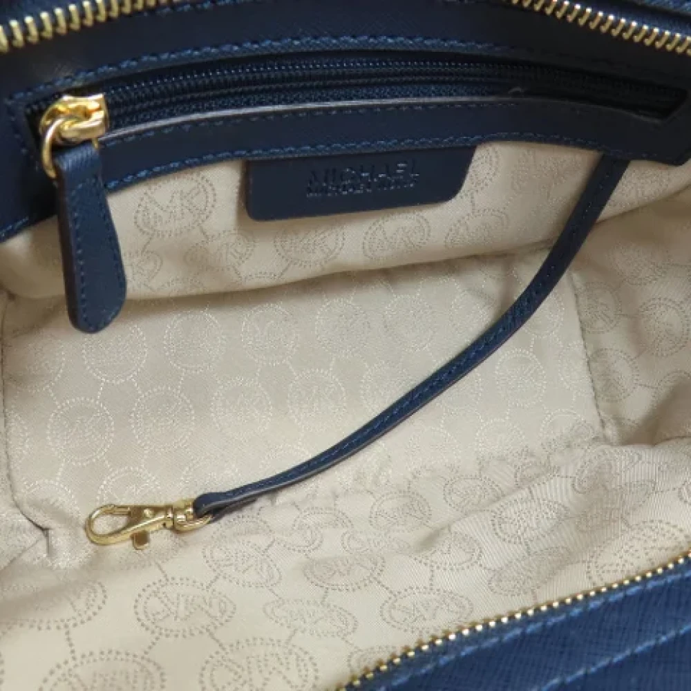 Michael Kors Pre-owned Leather totes Blue Dames