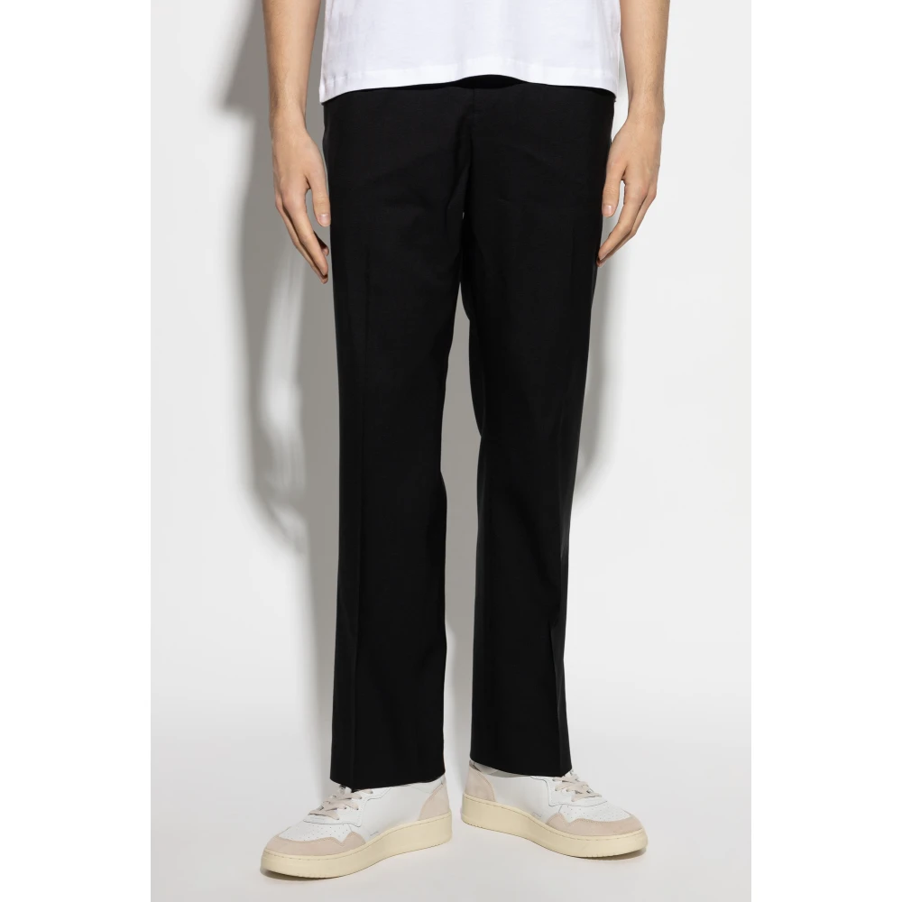 Ami Paris Wollen broek Black Heren
