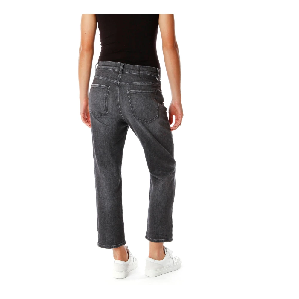 Diesel Cropped Jeans Gray Dames