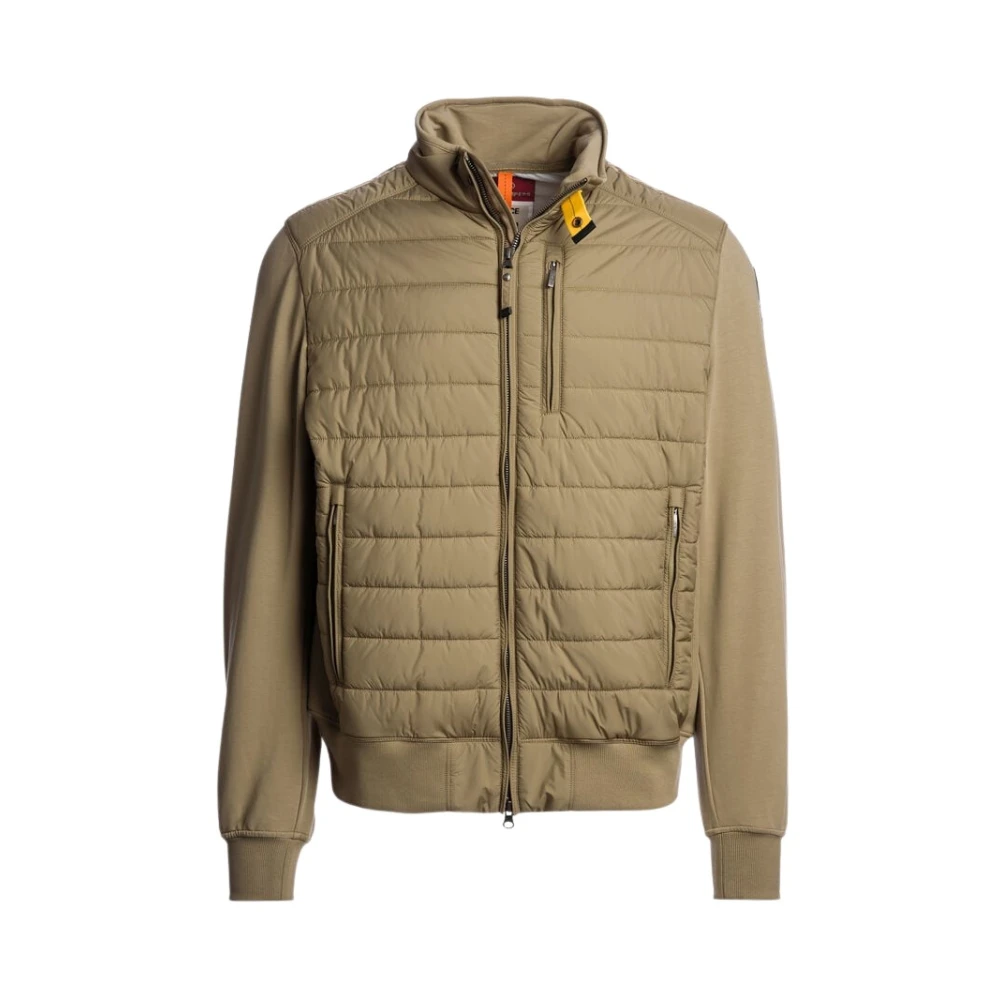 Parajumpers Men's Green Elliot Hybrid Sweat - Zip-Throughs - S - Sweatshirts & Hoodies