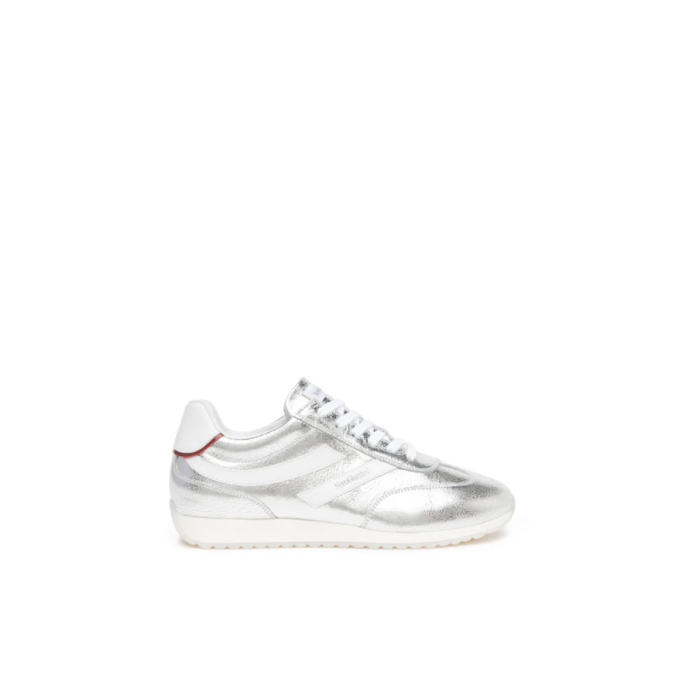 Nerogiardini Crack Metal Leren Sneakers Dames Schoenen Grijs