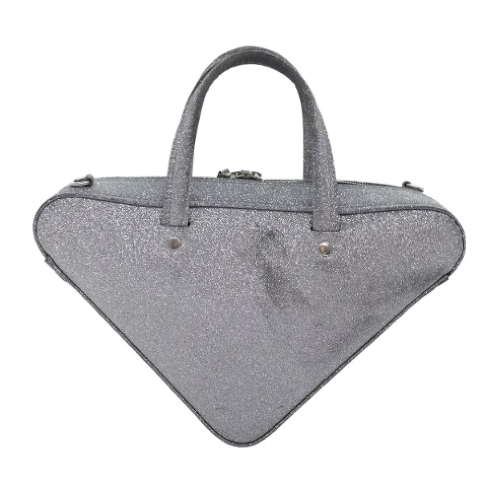 Balenciaga Vintage Pre-owned Leather handbags Gray Dames