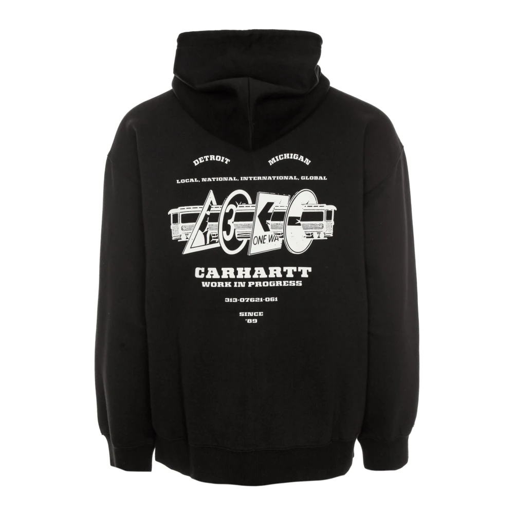 Carhartt WIP Hooded Runaway Sweatjack Black Heren