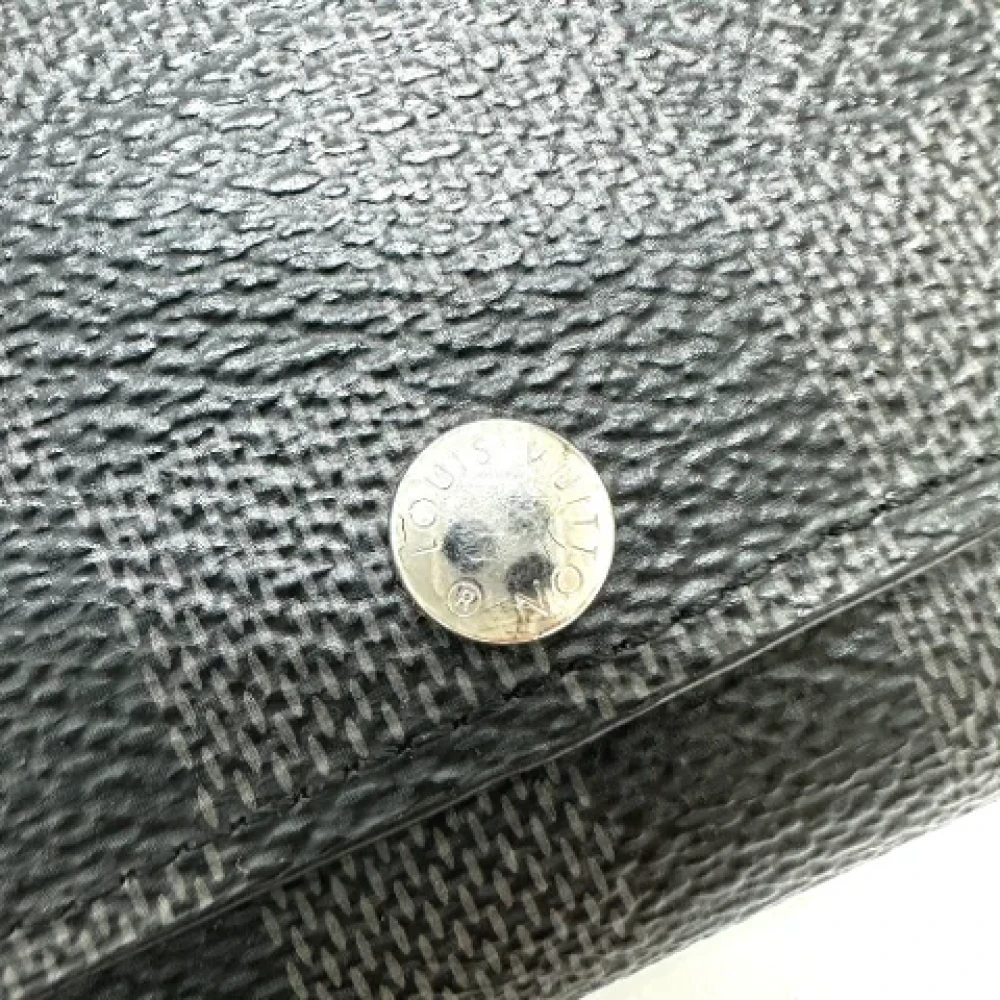 Louis Vuitton Vintage Pre-owned Canvas key-holders Black Dames