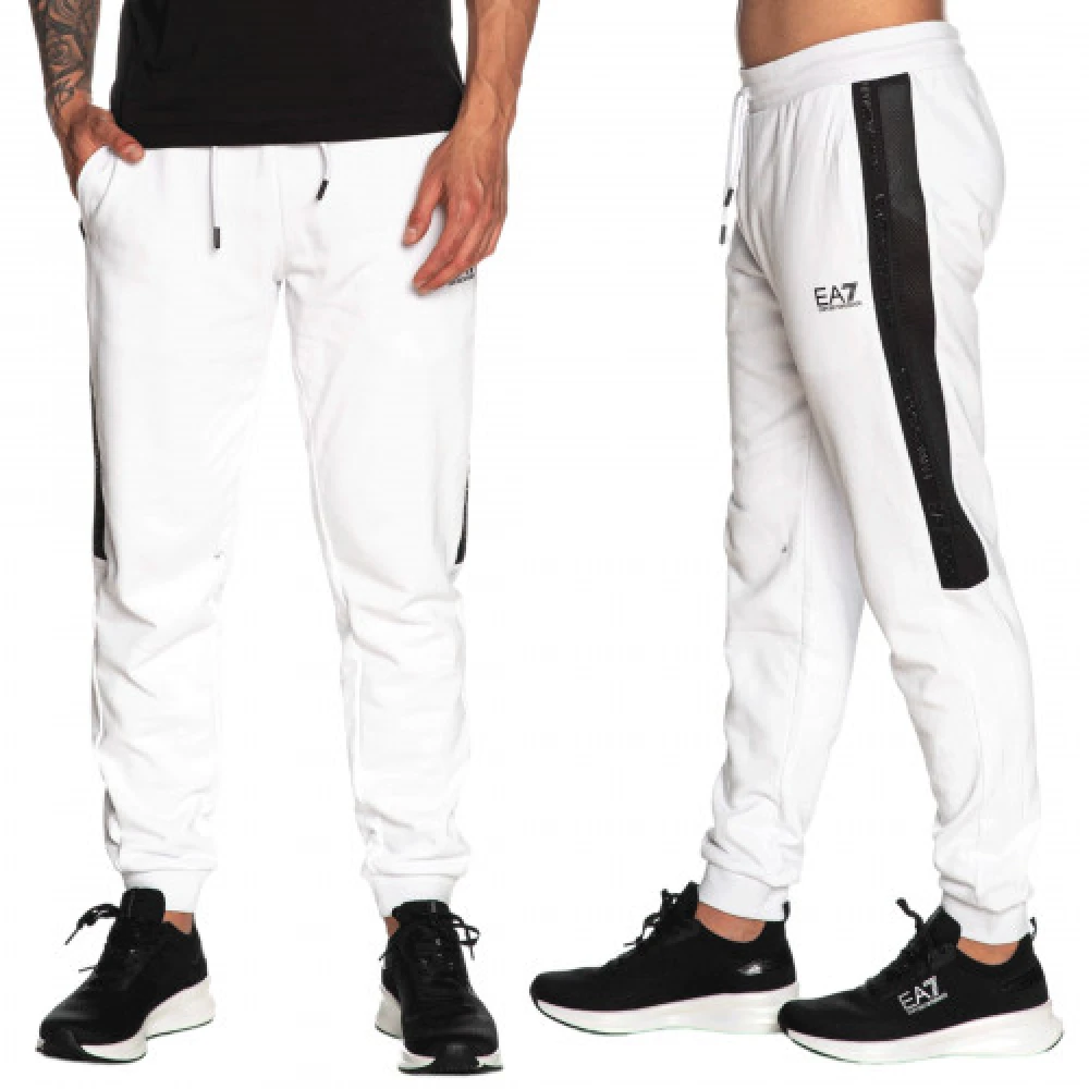 Emporio Armani EA7 Witte 3Dpp76 Pjeqz Joggingbroek White Heren