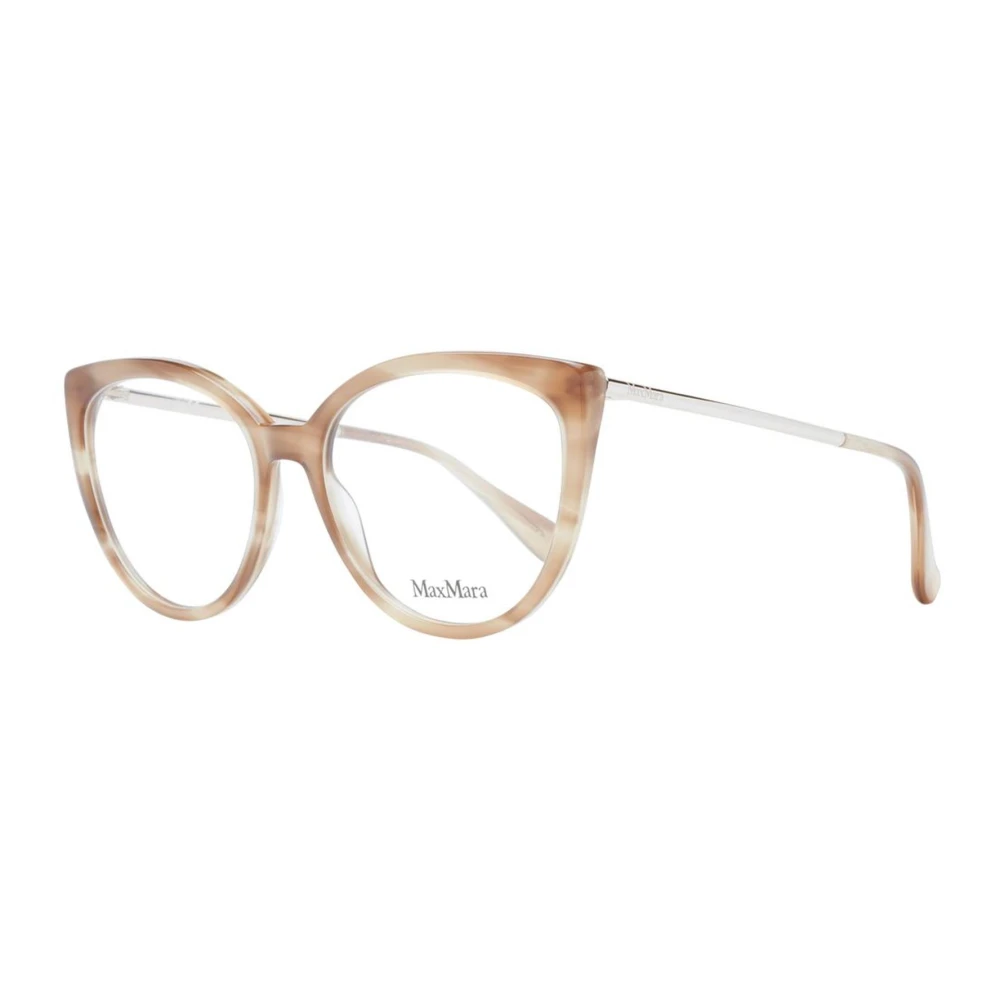 Max Mara Bruine Cat Eye Optische Monturen Brown Dames