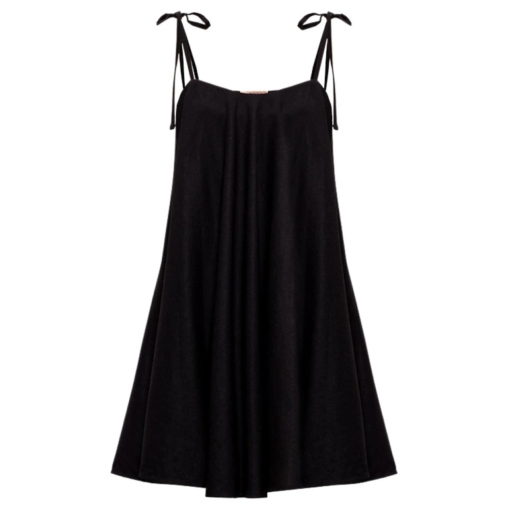 Twinset Black Short Dresses, Female, M, Archive Short Dress