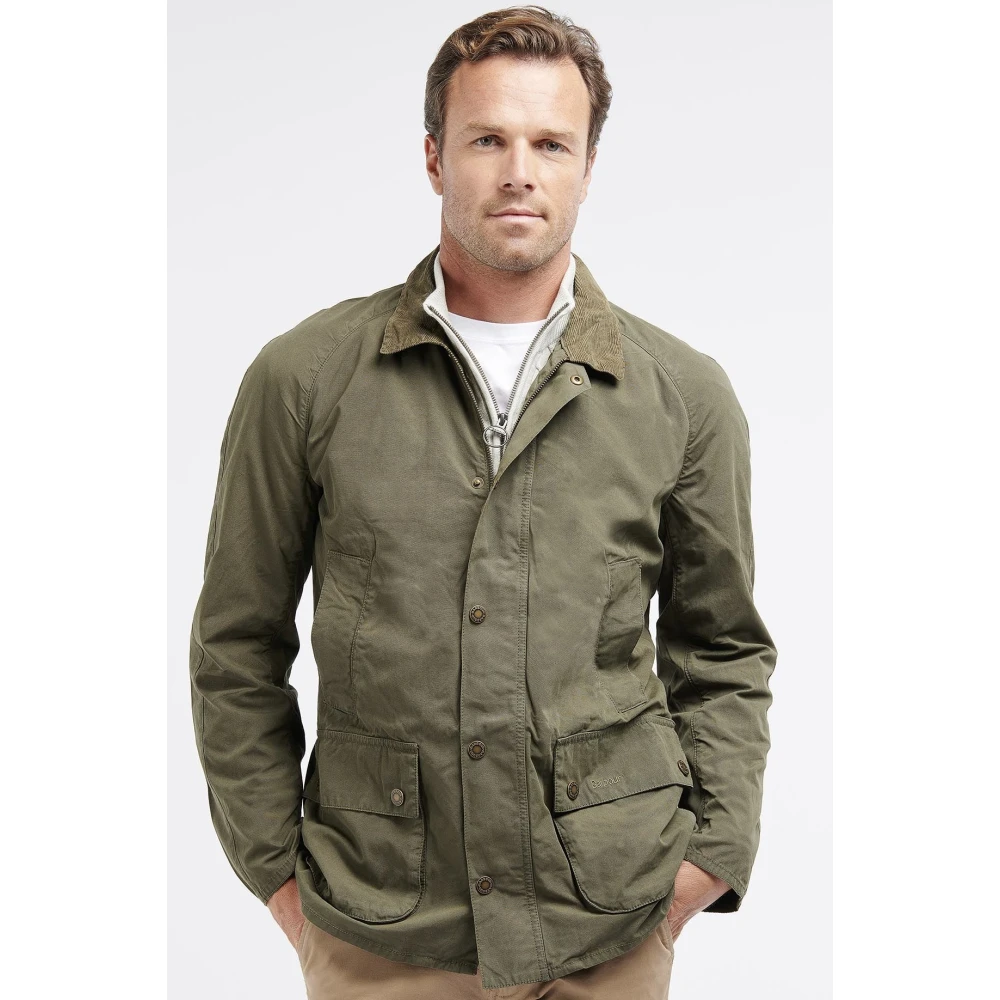 Barbour Casual Olijfkleurige Jas Green Heren