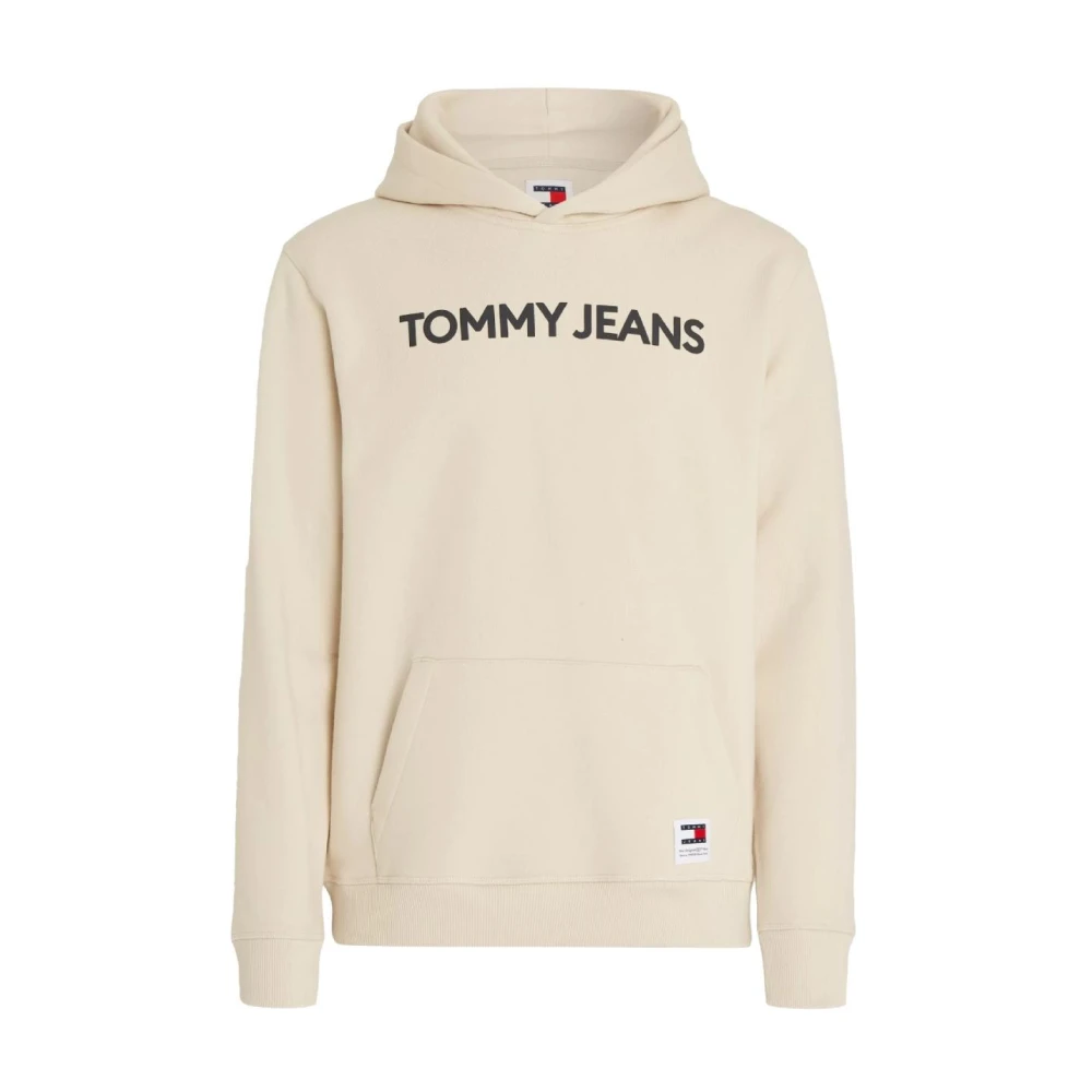 Tommy Hilfiger Men's Beige Classic Sweatshirt Statet Fashion