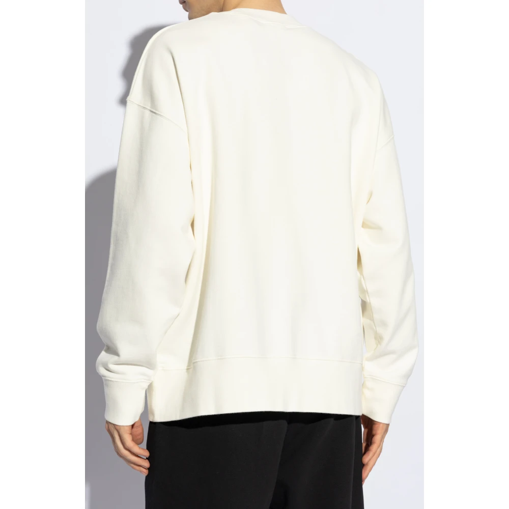 Palm Angels Sweatshirt met logo White Heren