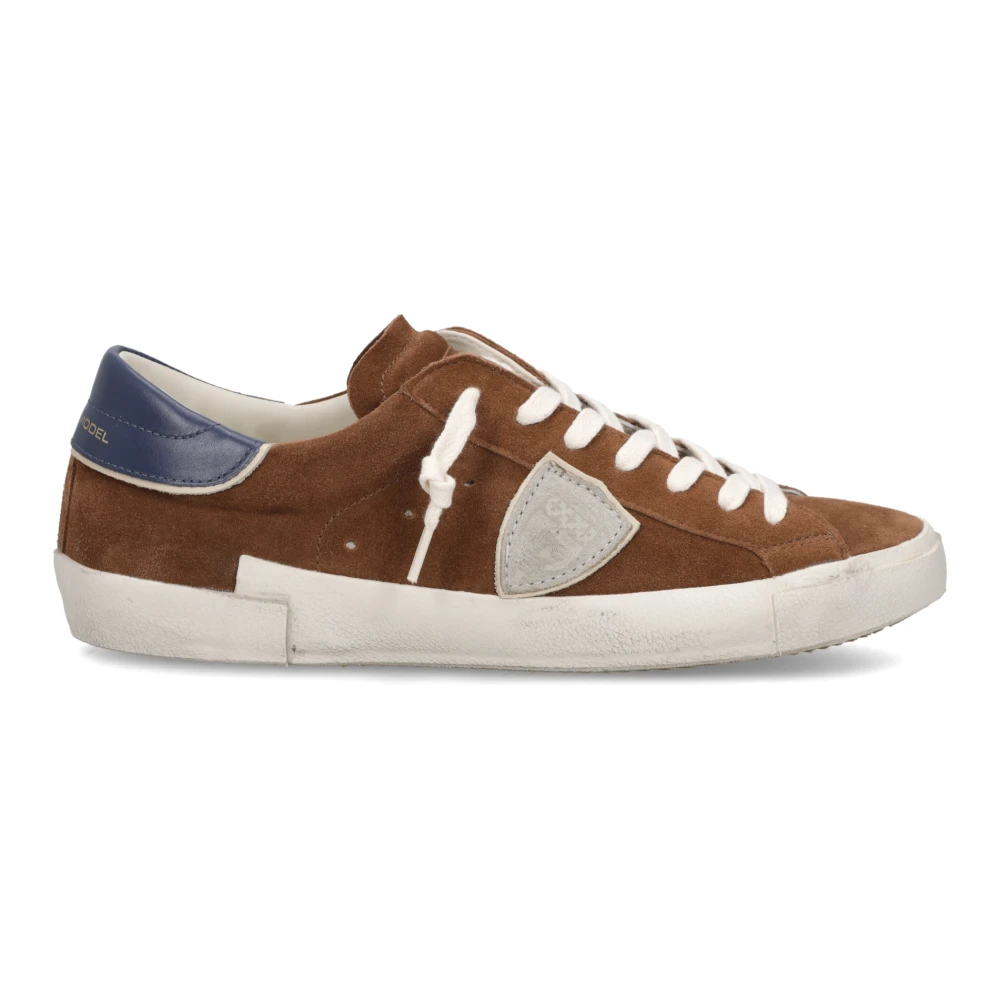 Philippe Model Men's Brown Sneakers, 7 Uk, Prsx Tennis