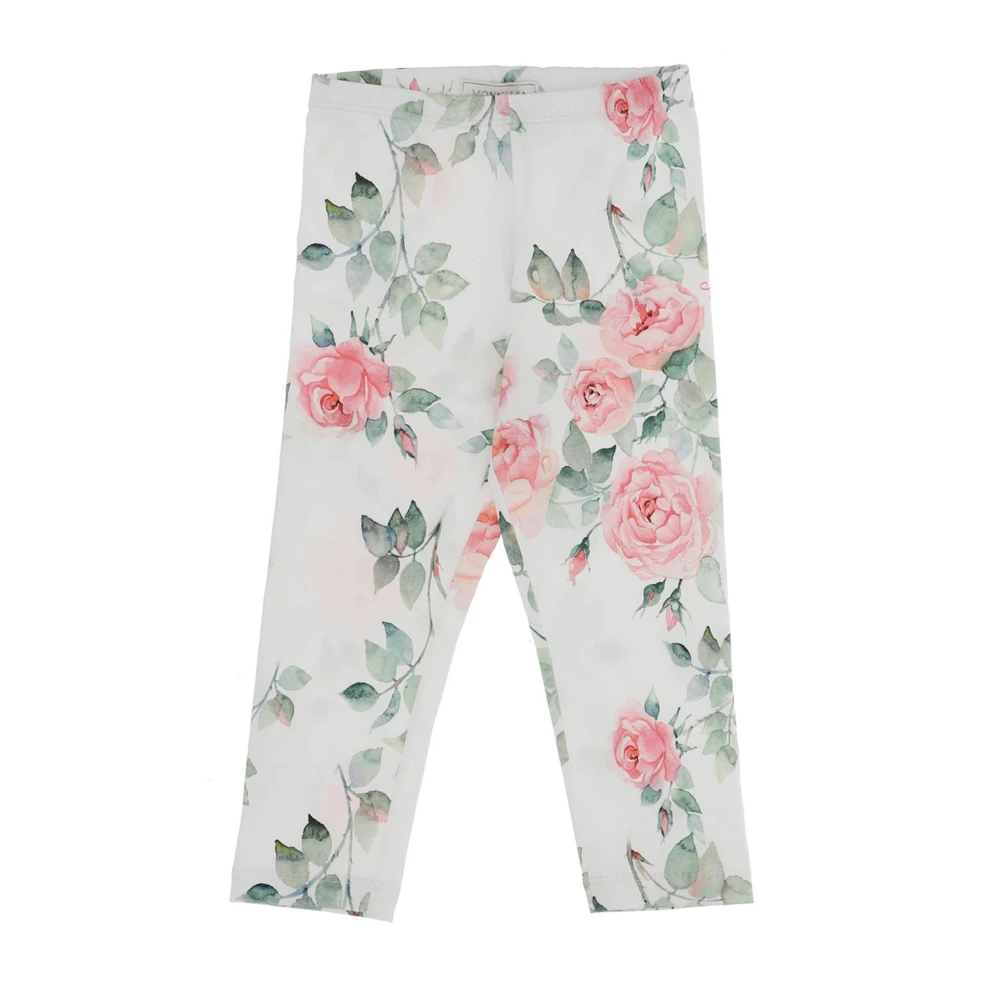 Monnalisa Girls Multicolor Leggings, 5 Y, Jersey Cotton Leggings