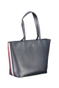 sac-a-main-en-polyester-bleu-avec-bretelles