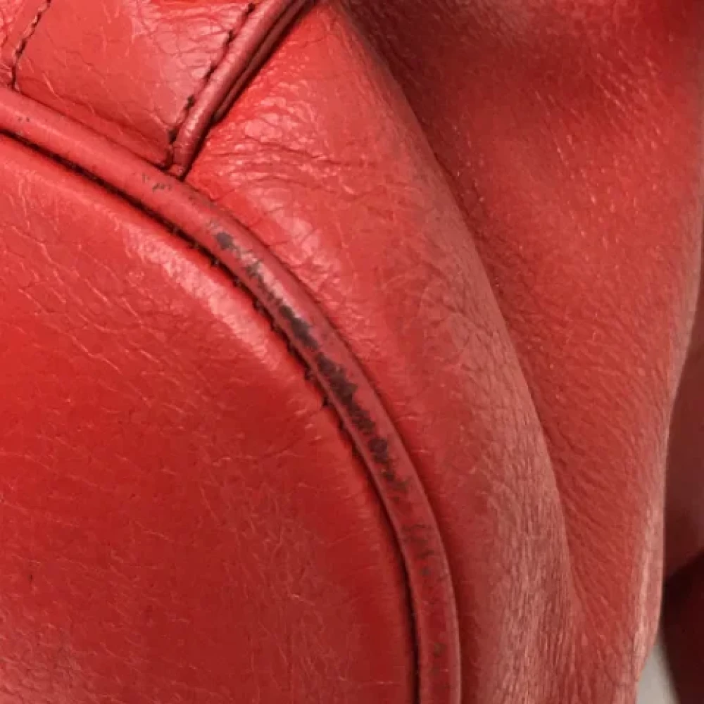 MCM Pre-owned Leather shoulder-bags Red Dames