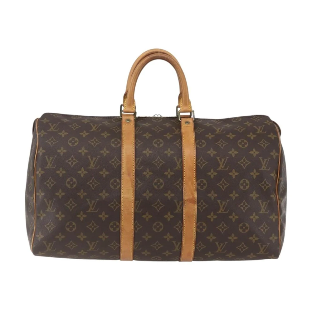 Louis Vuitton Vintage Women's Brown Pre-Owned Vintage Monogram Keepall Travel Bag