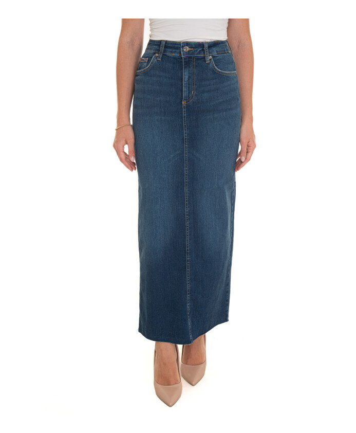 high-waisted-jeans-skirt-with-back-vent