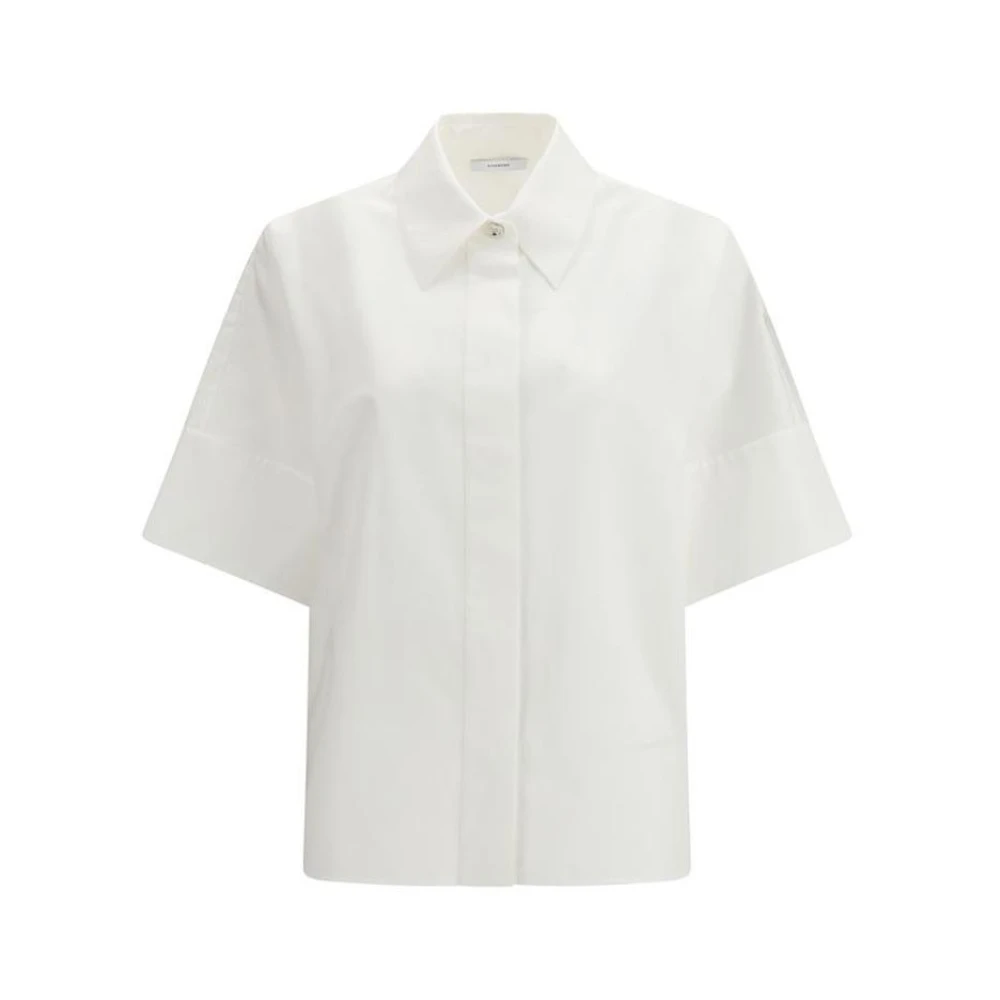 Givenchy Kvinno Vit Blusar & Skjortor Dam, 2XS, Bomull, Klassisk Bomullsskjorta