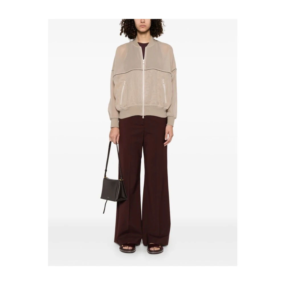 BRUNELLO CUCINELLI Elegante Wollen Jassen Beige Dames